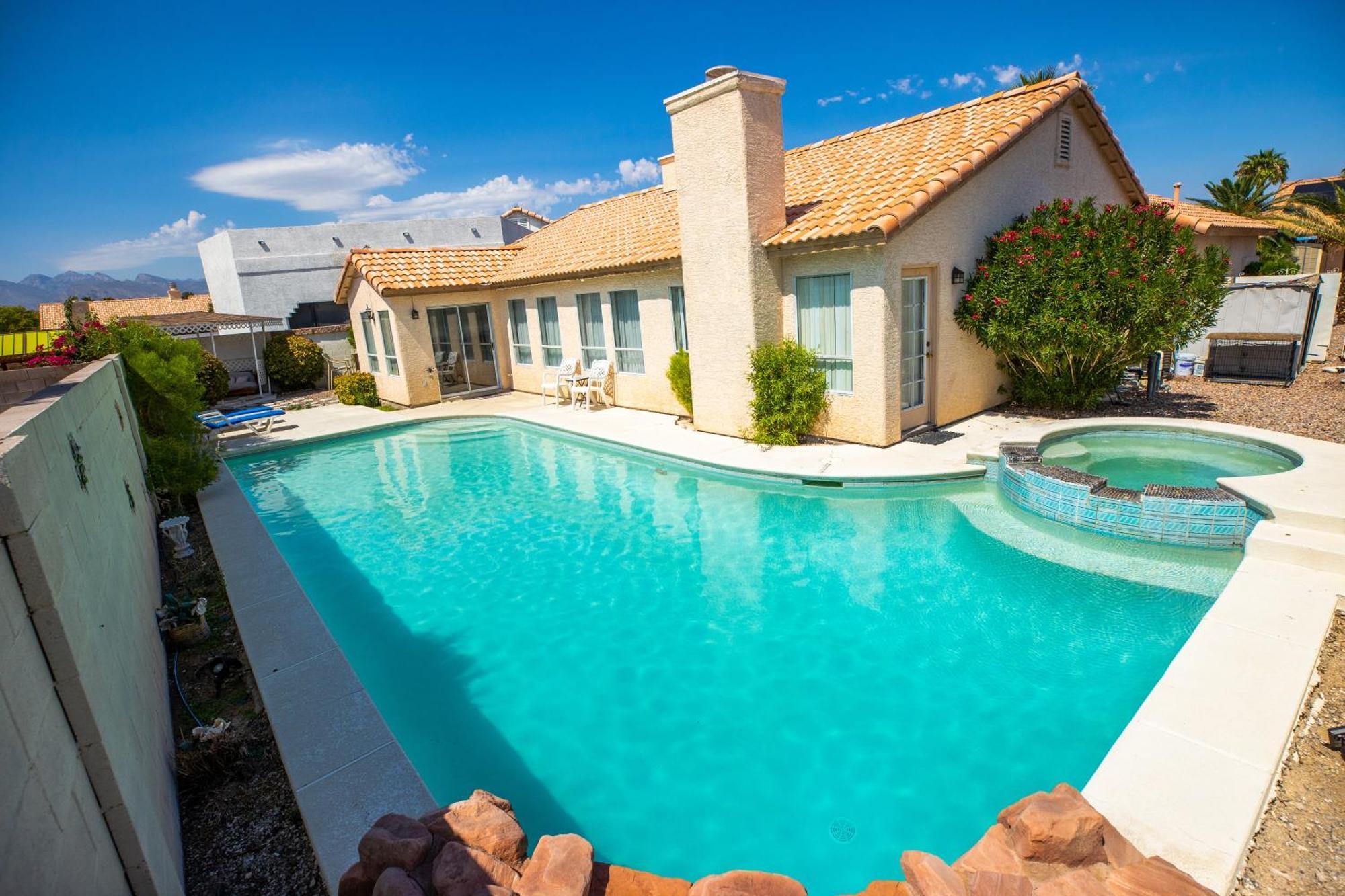 Luxury 1900 Sq Ft House Huge 46 Ft Pool & Hot Spa Las Vegas Esterno foto